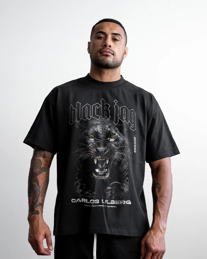 Carlos Ulberg 'Black Jag' Supporter T-Shirt - Image 5