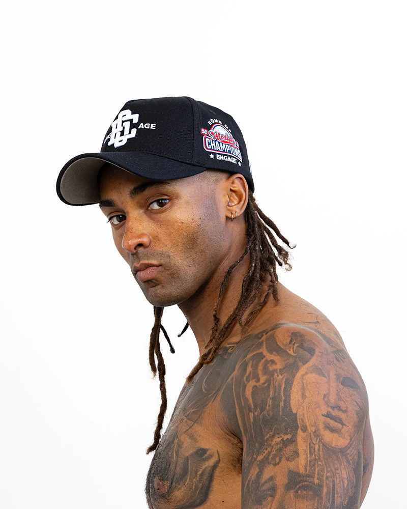 Engage Championship Snapback Hat - Black - Image 3