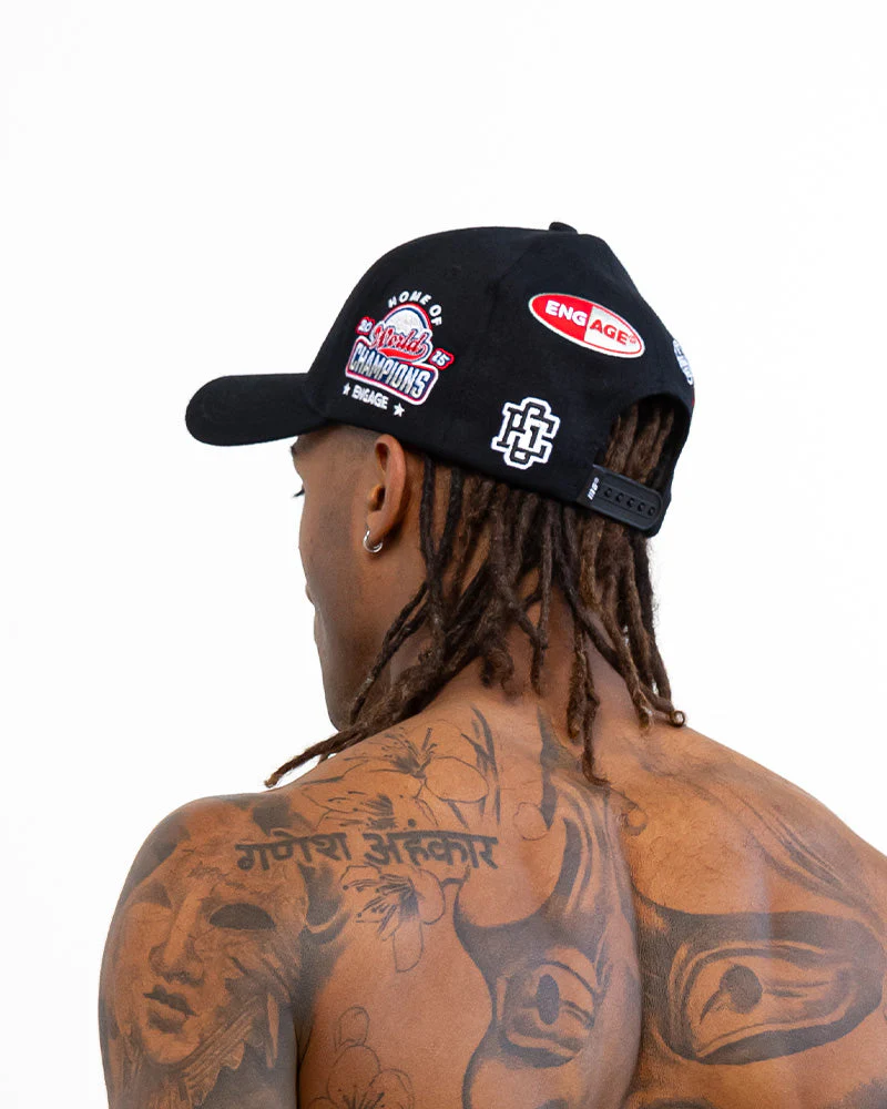 Engage Championship Snapback Hat - Black - Image 4