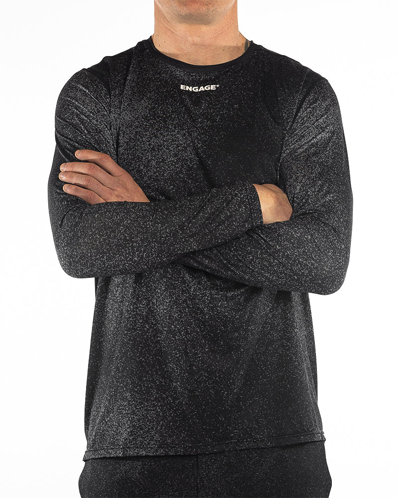 Engage Core Training Long Sleeve Tee (Asphalt) - Image 10