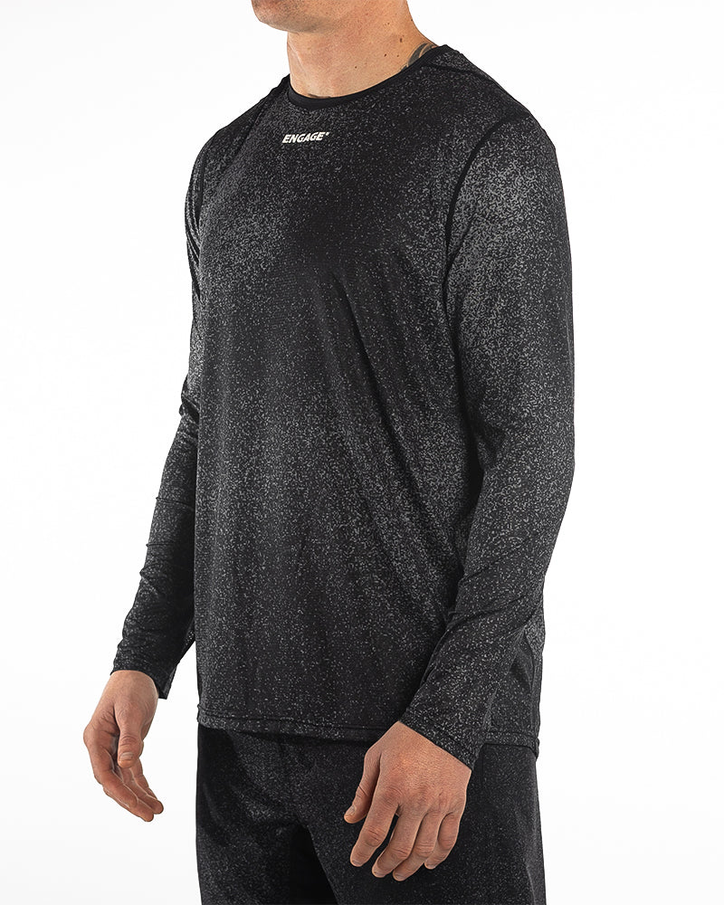 Engage Core Training Long Sleeve Tee (Asphalt) - Image 3