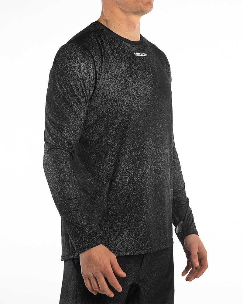 Engage Core Training Long Sleeve Tee (Asphalt) - Image 9