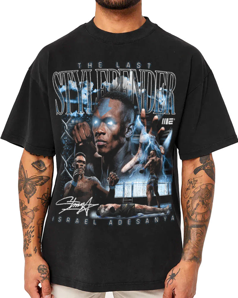 Israel Adesanya 'Stylez' Oversized Supporter T-Shirt - Image 3