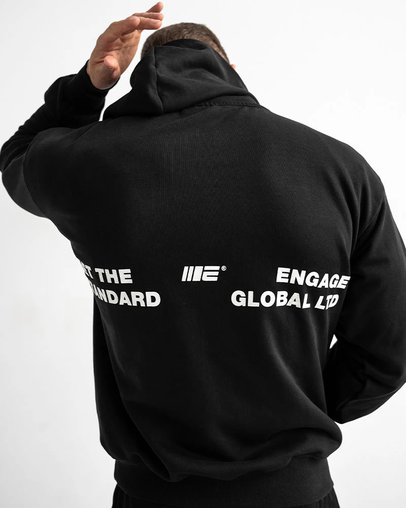 Set The Standard Hoodie (Black) - Image 4
