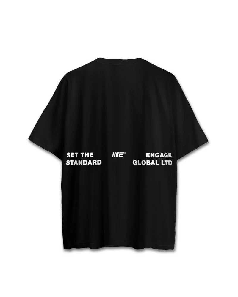 Set The Standard Oversized Training Tee (Black) - Image 5
