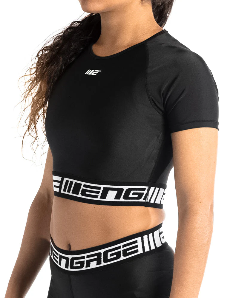 Engage Women's Fight Cropped Rash Guard - Image 3