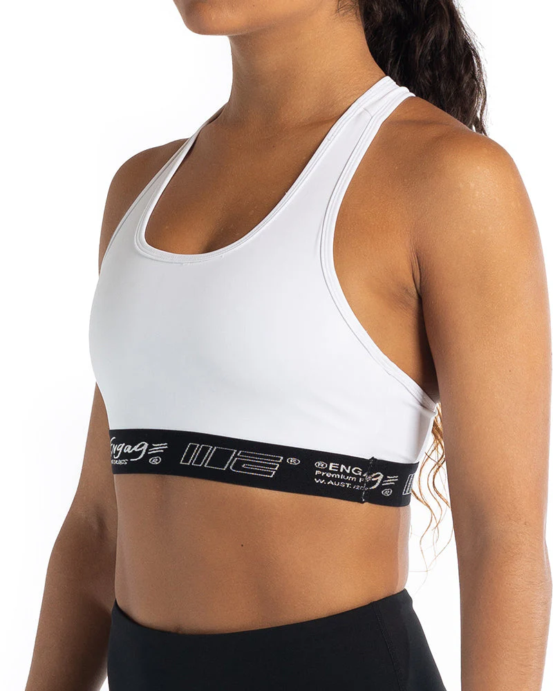 Engage Women's Sports Bra - White - Image 3