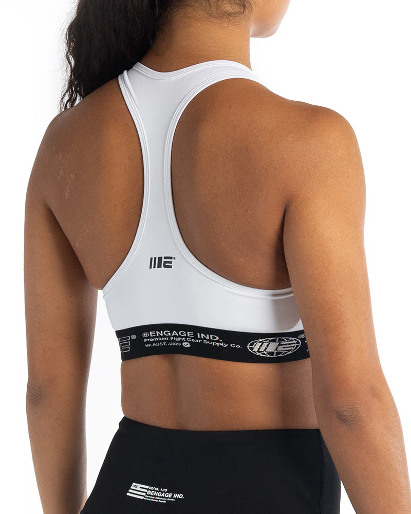 Engage Women's Sports Bra - White - Image 5