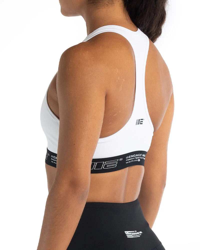 Engage Women's Sports Bra - White - Image 6