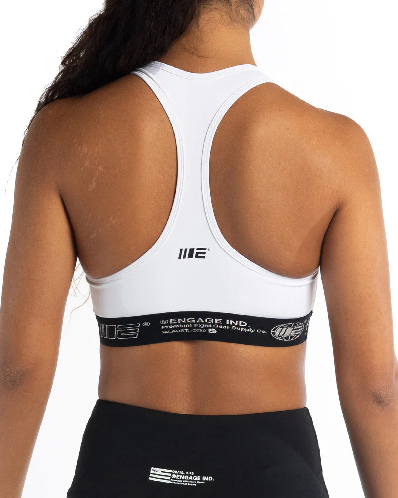 Engage Women's Sports Bra - White - Image 7