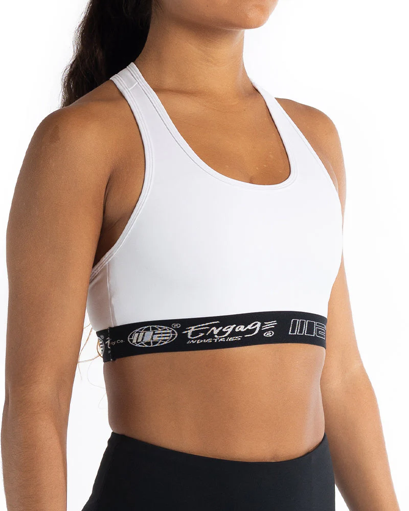 Engage Women's Sports Bra - White - Image 8